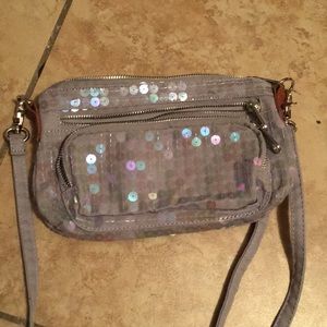 VICTORIAS SECRET SEQUIN SHOULDER BAG